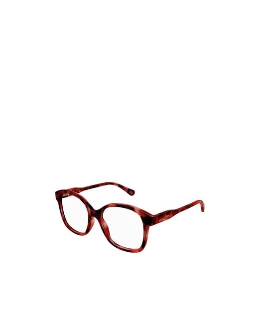 Chloé Multicolor Tortoiseshell-Effect Oversized Glasses