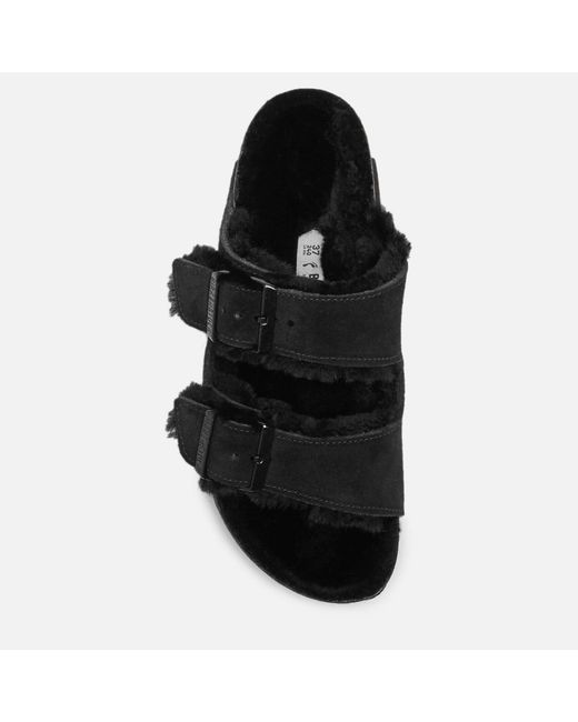 Birkenstock Black Buckle Slippers