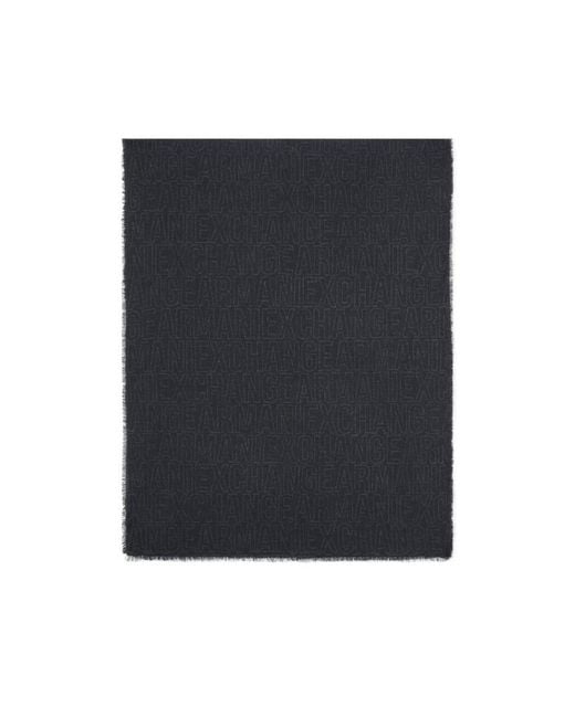 ARMANI EXCHANGE Blue Scarf for men