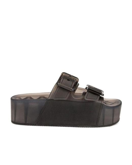 Balenciaga Black Mallorca Platform Sandals