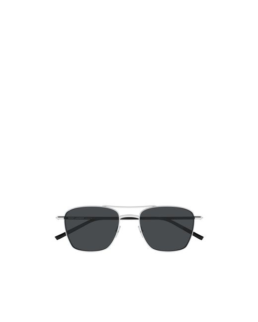 Saint Laurent Multicolor Eyewear Pilot Frame Sunglasses for men