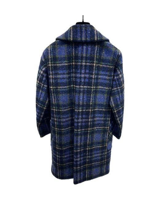 Moschino Blue Long-Sleeved Coat