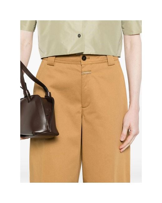 Closed Multicolor Romi Diagonal-Pockets Trousers