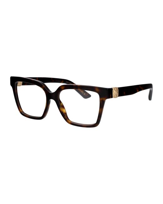 Dolce & Gabbana White Eyewear Square Frame Glasses