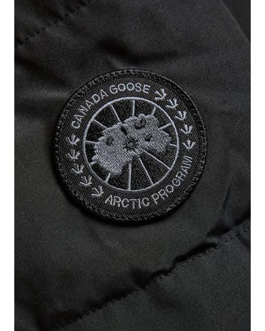 Canada Goose Black Chelsea Padded Arctic-Tech Parka Coat