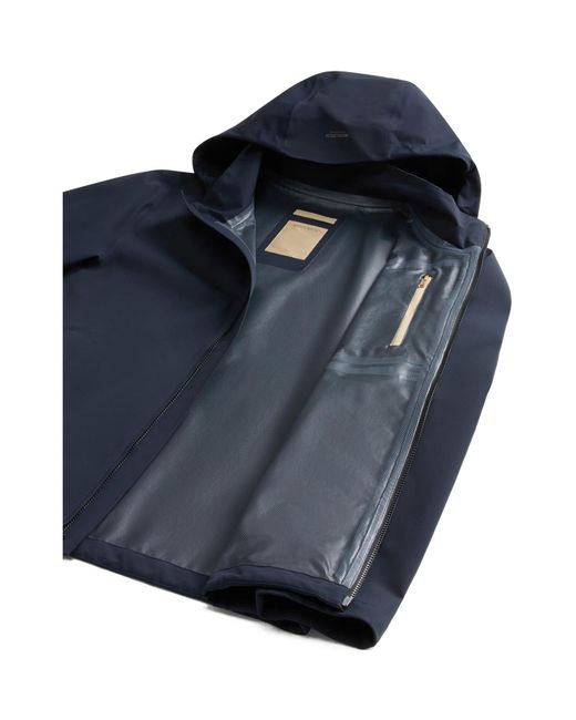 Woolrich Blue Two-Layered Pacific Jacket for men