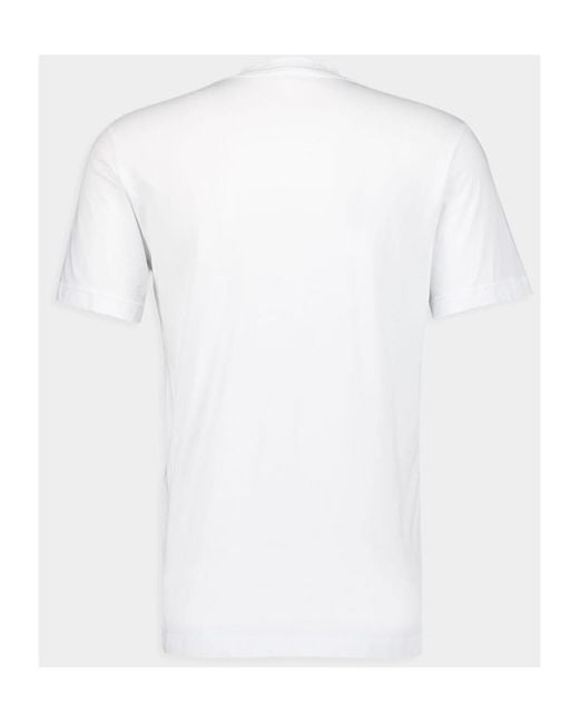 James Perse White Short Sleeved V-Neck T-Shirt for men