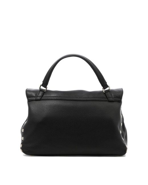 Zanellato Black Postina Daily Small Shoulder Bag