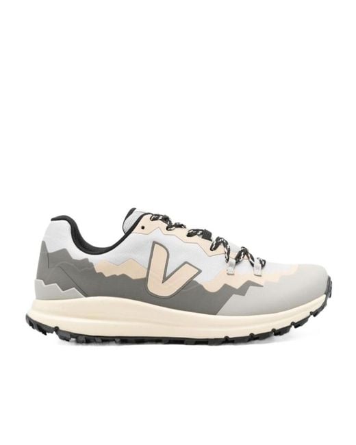 Veja White Fitz Roy Lace-Up Sports Shoes for men
