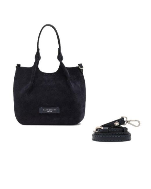 Gianni Chiarini Black Dua Shoulder Bag