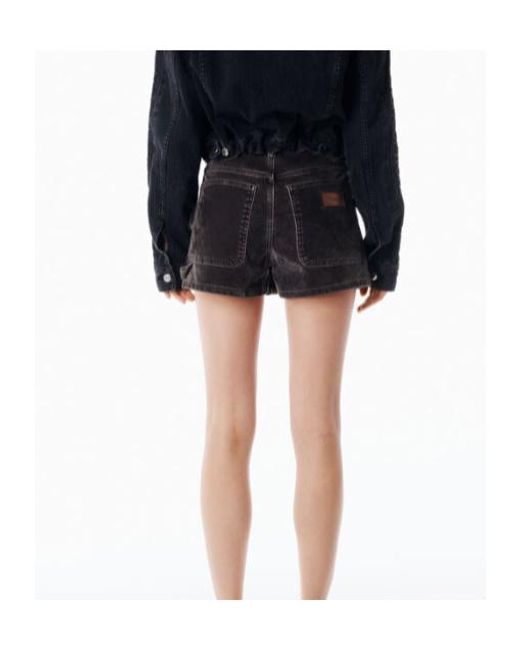 Alexander Wang Multicolor Logo-Patch Mini Skort