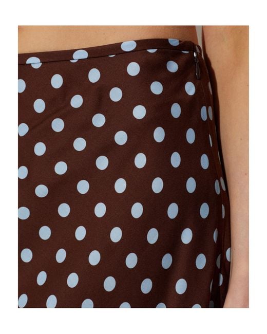 Posse Purple Leo Polka Dot Skirt