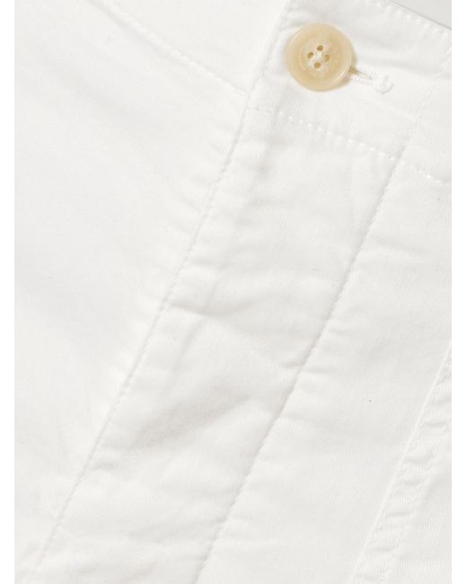 Nili Lotan White Leon Straight-Leg Track Pants