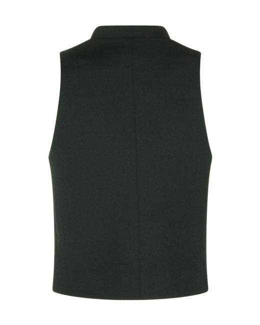 Tom Ford Black Single-Breasted Vest