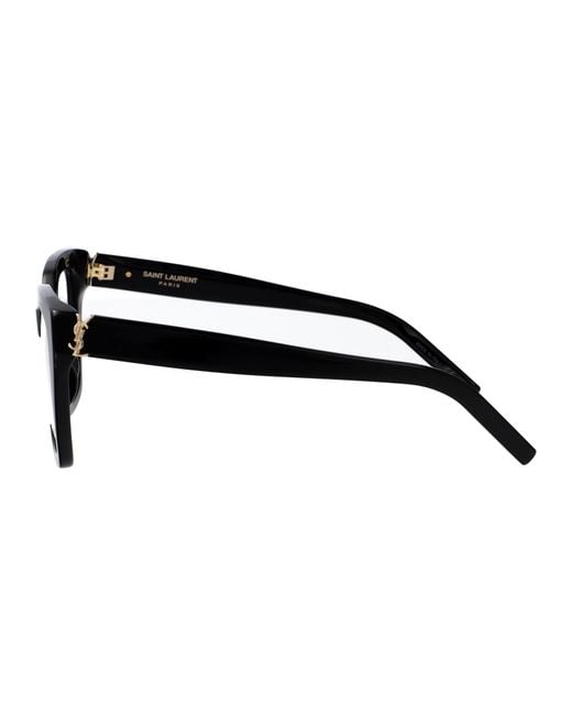 Saint Laurent White Square Glasses