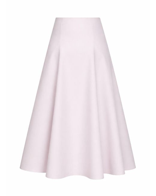Jacquemus Pink The Triangle Maxi Flared Skirt