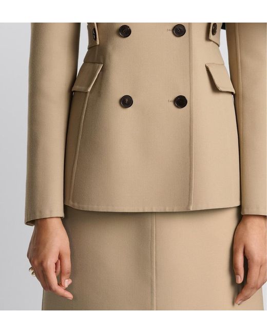 Dior Natural Christian Classic Straight Skirt