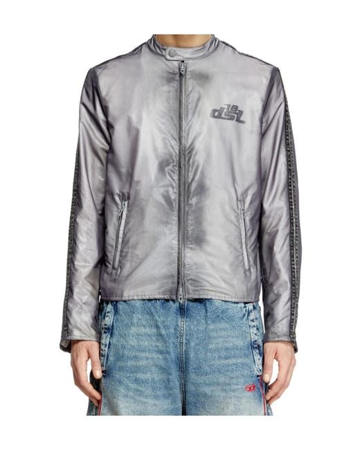 DIESEL Gray J-Pop Light Jacket for men
