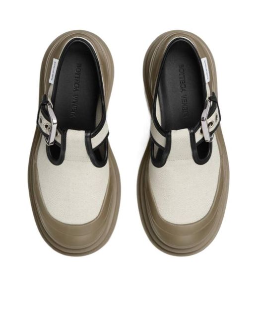 Bottega Veneta Gray Trek Mary-Jane