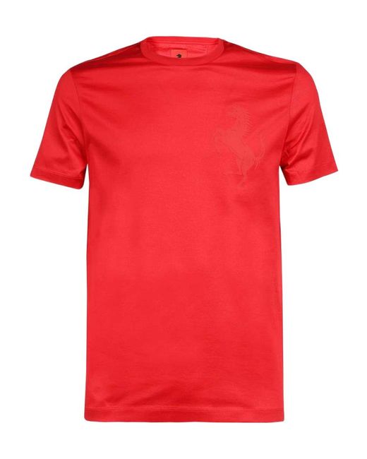 Ferrari Red Logo T-Shirt for men