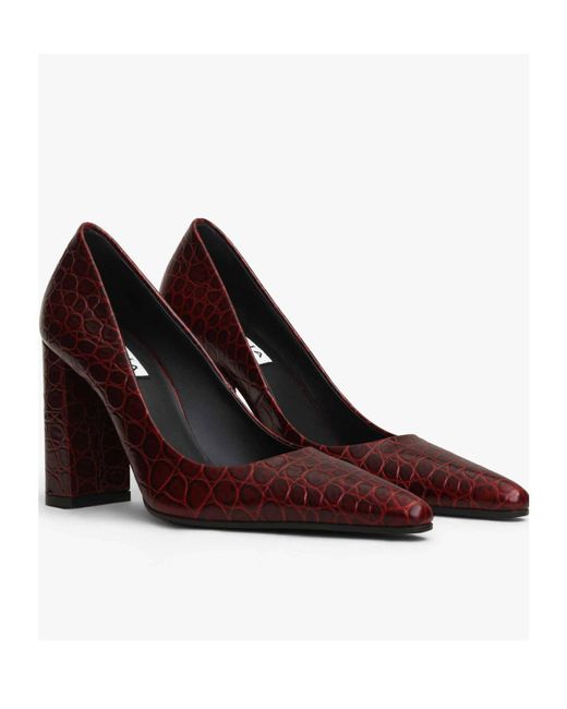 Alaïa Brown Pointed Toe Chunky Heels