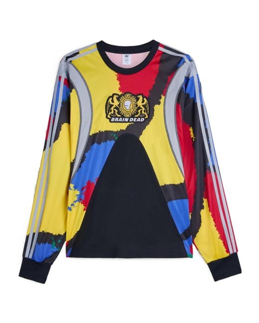 Adidas Originals Blue X Brain Dead Long-Sleeves Top for men