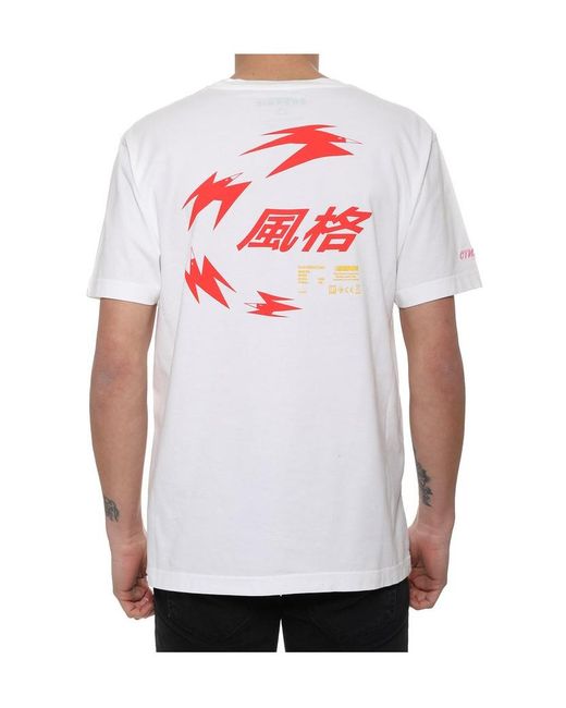 Heron Preston White Printed T-Shirt for men