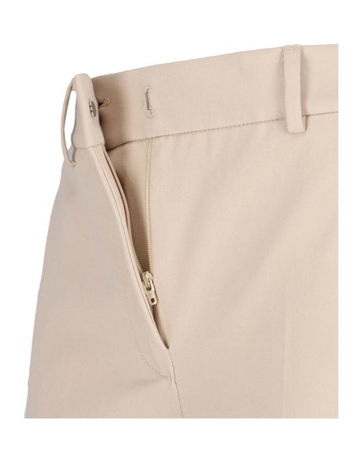 Incotex Natural Flat Front Pants