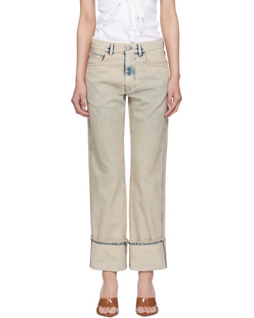 Coperni Natural Boyfriend Jeans