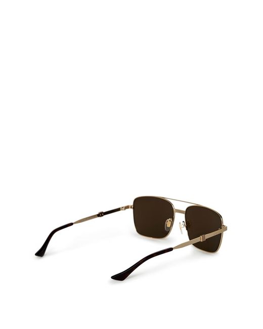 Gucci Metallic Square Frame Sunglasses for men