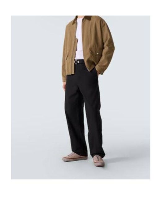 Visvim Black High-Rise Cotton Chinos for men