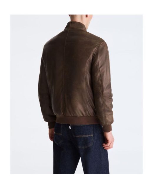 Peuterey Brown Bomber Jacket for men