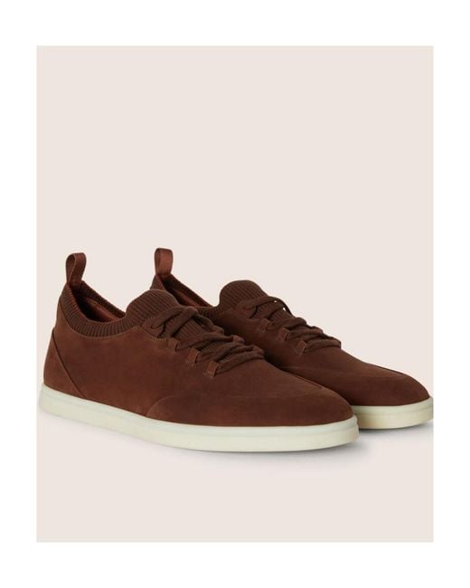 Loro Piana Brown Soho Walk Sneakers for men