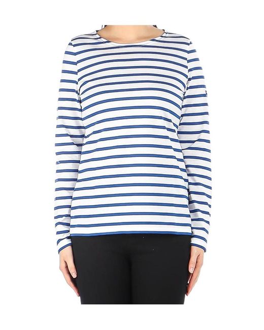 Saint James Blue Striped T-Shirt
