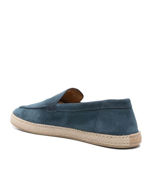 Doucal's Blue Suede Espadrillas for men