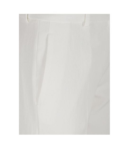 Ermanno Scervino White Tailored Slim Pants