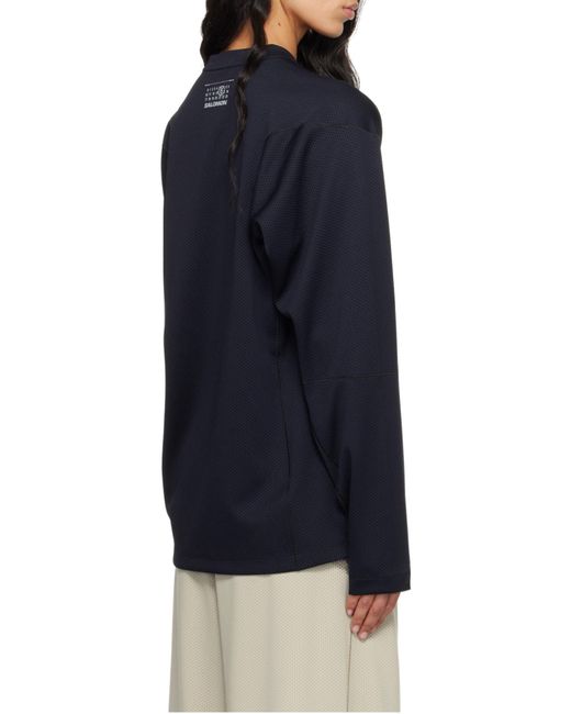 MM6 MAISON MARGIELA X SALOMON Blue Mm6 Maison Margiela Salomon Long-Sleeve Top