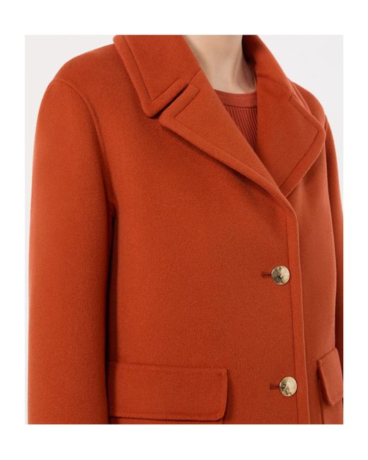 Max Mara Orange Long Sleeve Jacket
