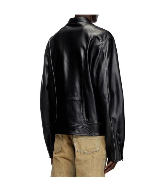 DIESEL Black L-Krixy Jacket for men