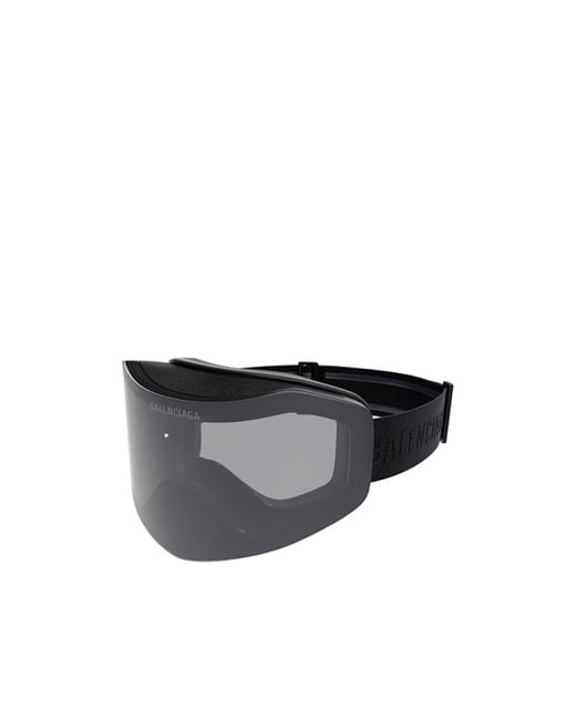 Balenciaga Gray Eyewear Ski Mask Goggles for men