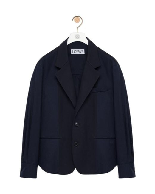Loewe Blue Hybrid Jacket for men