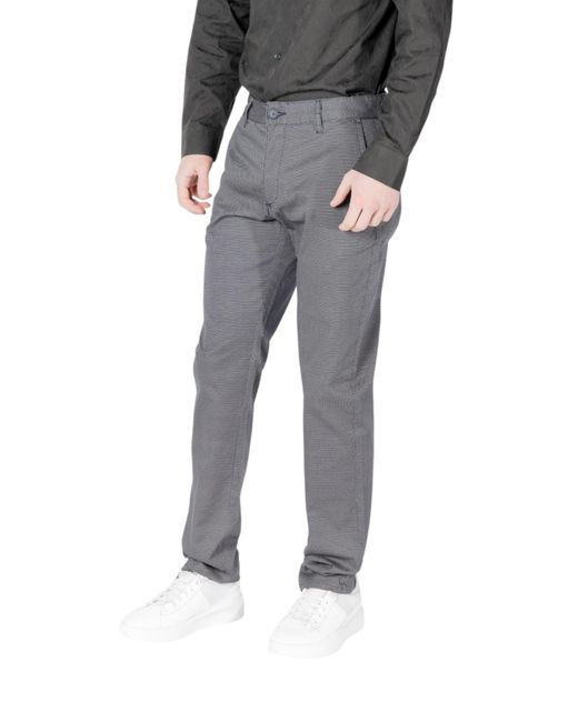 ARMANI EXCHANGE Gray Belt Loop Casual Pants for men