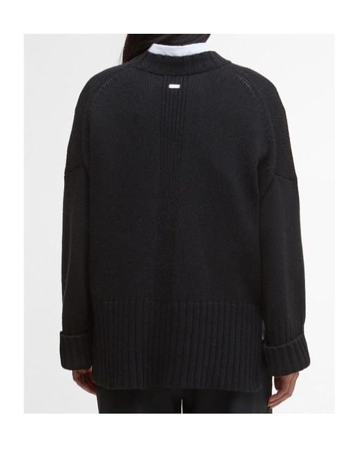 Barbour Blue Long Sleeve Crewneck Jumper