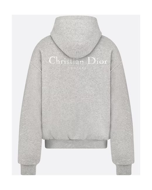 Christian Dior Couture グレー パーカー Cd Icon Sweatshirt Dior Gray Sweater Dior Christian Couture Hooded