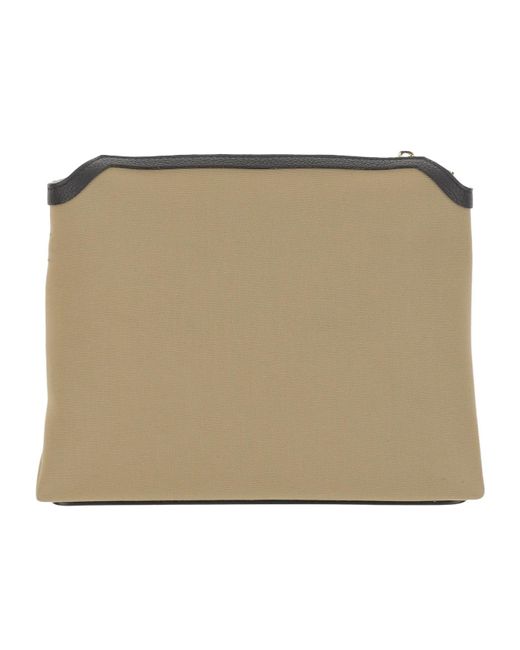 Khaite Natural Lina Zipper Shoulder Bag