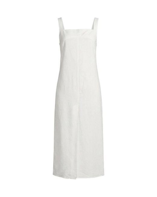 Loulou de Saison White Square-Necked Dress