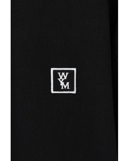 Wooyoungmi Black Back Logo Sweatshirt