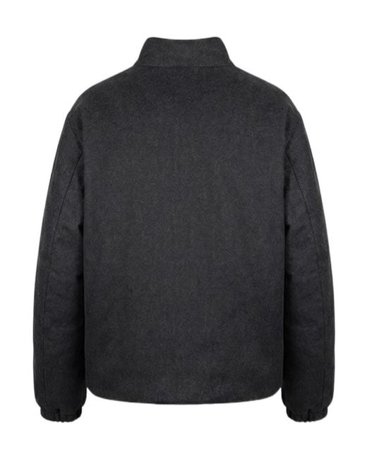 Jil Sander Black Long-Sleeved Casual Jacket for men
