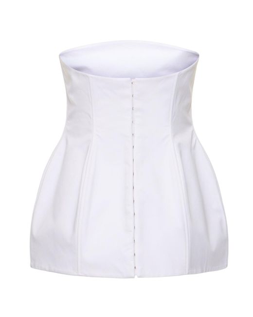 Magda Butrym White Tube Top