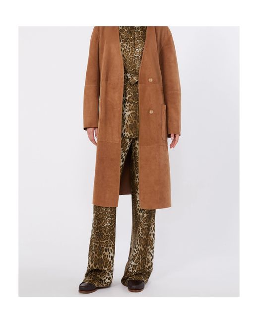 Max Mara Natural Studio Mstromana Pattern-Printed Trousers